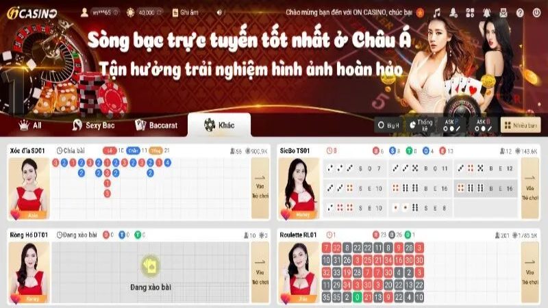 Tham gia sòng bạc trực tuyến châu Á